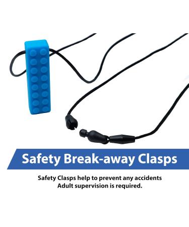 Tilcare Chew Chew Chew Sensory Chewing Necklace for Kids & Adults - Durable Silicone Teething Jewelry for Autism - 3 Pieces (1 Pack) - Buy Online on SooperMarket.com