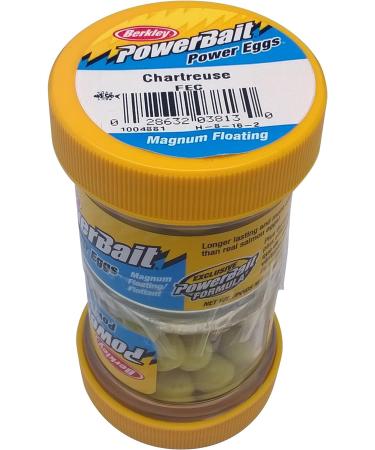 Berkley PowerBait Power Eggs Floating Magnum Chartreuse - Original Scent | 1 Pack - Buy Online on SooperMarket.com