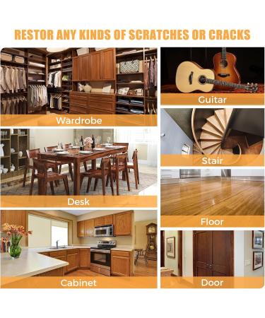Wood Furniture Repair Kit - 41 Piece Laminate & Vinyl Floor Repair Set for Scratches Cracks & Touch-Ups | Restore Hardwood Tables Doors & Cabinets - Buy Online on SooperMarket.com