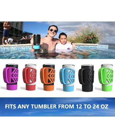 Gangster Armor Grip for 20 oz Tumblers - Silicone Handle Sleeve for Yeti, RTIC, Corkcicle Tumblers - Pink Boot Tumbler Bottom Rubber - Buy Online on SooperMarket.com