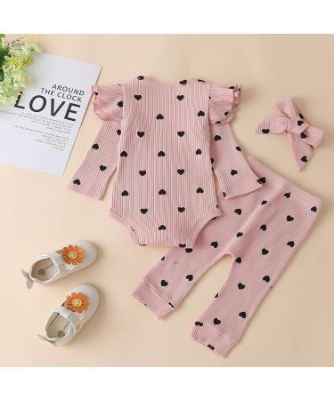 Baby Girl White Lace Romper Top + Jeans Shorts Set 0-3 Months Pink | 3-24 Months Clothing Outfits - Buy Online on SooperMarket.com