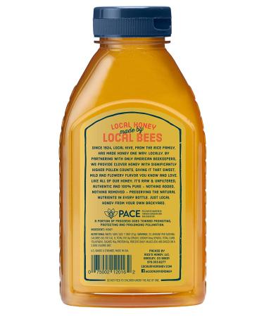 Buy Local Hive Authentic Clover Raw & Unfiltered Honey - 16oz Jar - Buy Online on SooperMarket.com