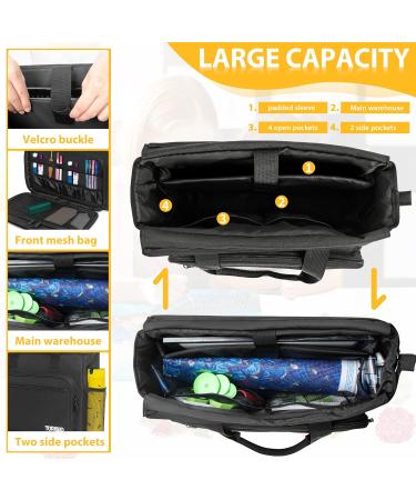 TORIBIO Carrying Bag for Diamond Painting A4 LED Light Pad - Storage Bag for Diamond Painting Tools and Supplies - Embroidery Protective Case - 15.4x12.2x4.7 Black - Buy Online on SooperMarket.com