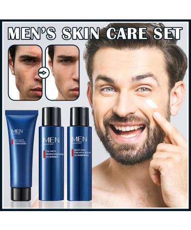 Men's Facial Skin Care Kit - Hydrating Skincare Set for Nourishing Moisturizer & Anti-Aging Care - Buy Online on SooperMarket.com