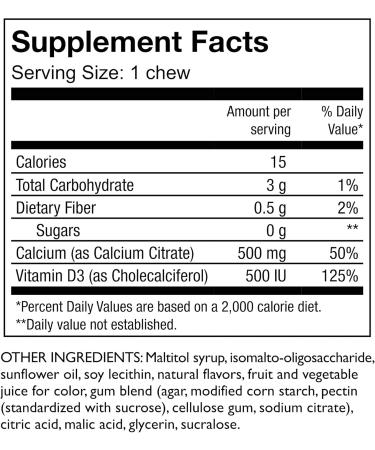 Celebrate Calcium Citrate Soft Chew 500mg Caramel 90 Count - Buy Online on SooperMarket.com