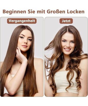 Bestope Pro 6 in 1 Curling Iron Set - Versatile Lockenstab with Attachments Ceramic Curling Wand for Perfect Curls Pink Gold 9-32mm International Shipping Available - Buy Online on SooperMarket.com