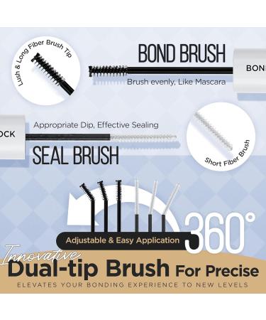 LASHVIEW Waterproof Lash Bond & Seal - Super Strong Hold Cluster Lash Glue & Aftercare Sealant for International Shipping - Buy Online on SooperMarket.com