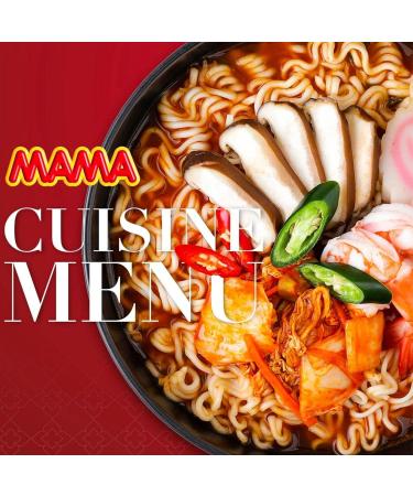 Mama Tom Yum Shrimp Noodles 60g Pack of 15 - Delicious Thai Flavors Hot & Spicy Noodles w/ Shrimp Tom Yum Soup Base No Trans Fat w/ Fewer Calories Than Deep Fried Noodles - Buy Online on SooperMarket.com