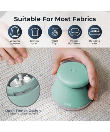 Buy Rechargeable Fabric Shaver & Lint Remover - Fast Charging Ergonomic Design for Cotton Polyester & Silk - Compact 6-Leaf Blades - International Shipping Available - Buy Online on SooperMarket.com