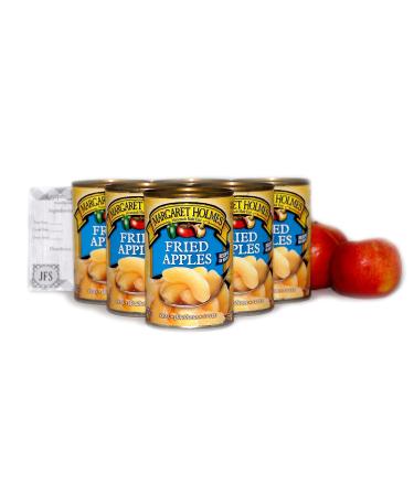Fried Apples by Margaret Holmes Real Southern Style 6 pack of 14.5 Oz Cans Bundled with a JFS Recipe Card