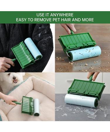 Fedicelly Large Lint Roller for Pet Hair Removal - 320 Extra Sticky Sheets - Giant Brush for Clothes, Furniture, and Carpet - Extendable Handle - 6.3 inches Wide - Buy Online on SooperMarket.com