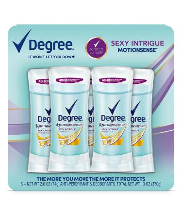 Degree Motionsense Deodorant  Sexy Intrigue (2.6 oz.  5 pk.)