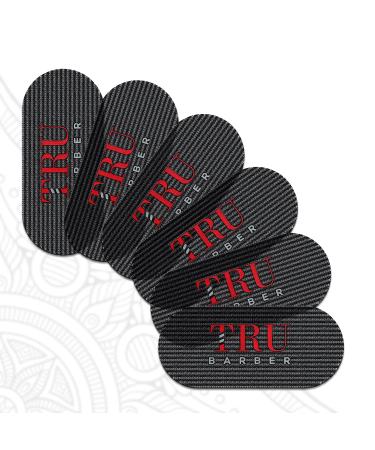 Tru Barber Hair Grippers 6 pieces hair clip for hairdressers hair parts hairdressing cloak for women and men hair grip hair clip black / red 1 piece (6 Pack)