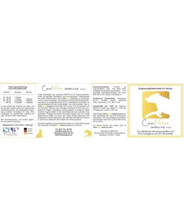 Canimove Immune Maxi Double Pack - 200 Capsules for Immune Support & Optimal Omega-3 Supply | International Shipping - Buy Online on SooperMarket.com