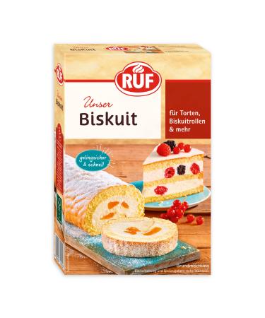 Call biscuit dough baking mix for a juicy biscuit dough succeeded and quickly prepared for the production of sponge rolls biscuit cake or cake base 1 x 250g