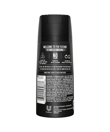 AXE Black Men's Body Spray - 48HR Odor Protection - Frozen Pear & Cedarwood - Aluminum Free - 4 oz (4 Count) - Buy Online on SooperMarket.com