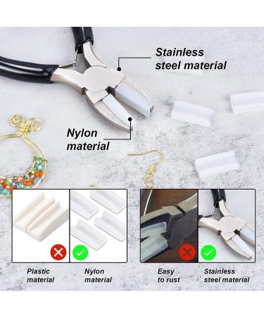 Nylon Pliers Jewelry Making Tools - Carbon Steel for Beading, Looping, Shaping Wire - Ideal for Jewelry Making & Crafts - Buy Online on SooperMarket.com