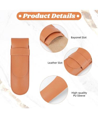 AMIJOUX 7 Leather Razor Case | Travel Protection for Safety Razors | Stylish & Durable Men's Leather Case - Buy Online on SooperMarket.com