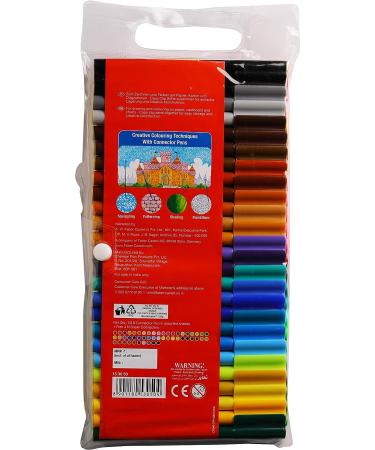 Faber Castell Connector Pens Multicolor - 50 Pack - Buy Online on SooperMarket.com