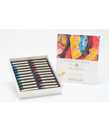 Sennelier Oil Pastel Set  24 Count   Multicolor 24 Count (Pack of 1) Pastel Set Multicolor