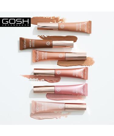 Gosh Cream Contour Shape Up Stick | Vegan Contouring & Defined Face | Built-in Sponge | Allergy Certified - Perfume-Free | 001 Fair-Medium - Buy Online on SooperMarket.com