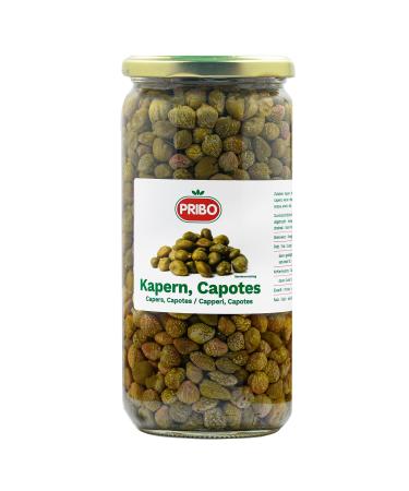 Hymor capers Capotes-12x 500g-Larger capers placed in salt in salt in the glass of Capre Capperi from Pribo mildly spicy to match K nigsberger-Klopse Vitello-Tonnato cattle tatar salads (12 glasses)
