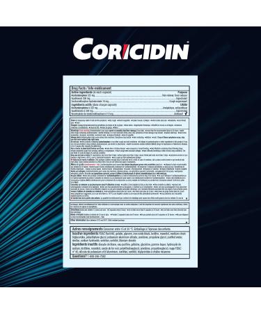 Coricidin Decongestant Free Cough and Cold Medicine - Cough cold and flu medicine for adults Effective Symptom Relief From Sore Throat Cough Chest Congestion Fever and Headaches 24 Liquid Gels - Buy Online on SooperMarket.com