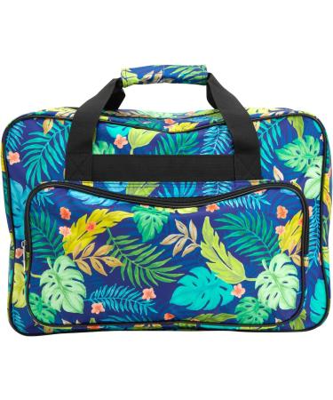 Tropical Leaves Sewing Machine Carrying Case & Organizer (18.1 x 9.4 x 12.2 In) - Buy Online on SooperMarket.com