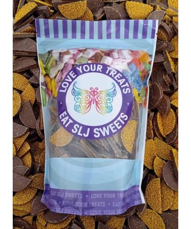 Large Recyclable Resealable Pouch of Chocolate Orange Jazzie Slices (Orange Chocolate Flavoured Jazzies)