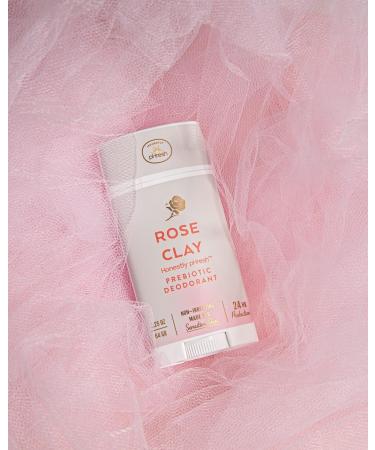 Honestly pHresh Natural Prebiotic Deodorant Baking Soda & Aluminum Free Safe for Sensitive Skin 24 Hour Odor Protection 2.25 Oz Rose Clay - Buy Online on SooperMarket.com
