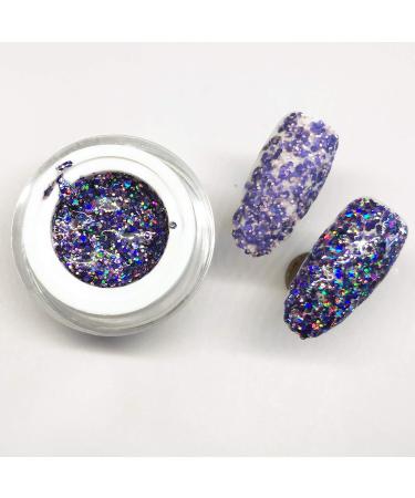 5 ml Exclusive UV Color Gel - Big Glitter Provence | Premium Glitter Gel for Stunning Nail Art - Buy Online on SooperMarket.com