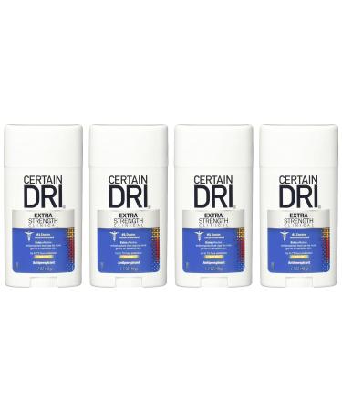 Certain Dri Solid Anti-Perspirant 1.7oz (4 Pack) - Long Lasting Protection - Buy Online on SooperMarket.com