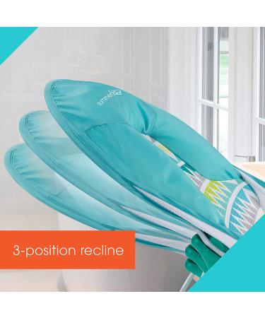 Summer Deluxe Baby Bather (Triangle Stripes) Bath Support for Use in the Sink or Bathtub Includes 3 Reclining Positions  1 Count (Pack of 1) - Buy Online on SooperMarket.com
