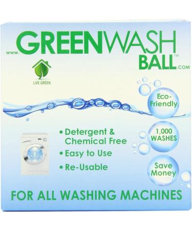 Eco-Friendly Green Wash Ball | Laundry Ball for Detergent-Free Washing - International Shipping - Buy Online on SooperMarket.com