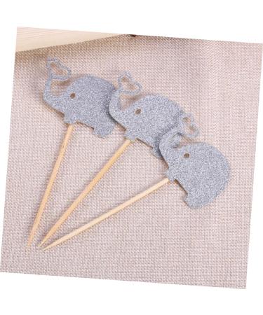 Warmhm 3pcs Cocktail Picks Elephant Cupcake Picks Topper Heart Glitter Picks Food Elephant Cupcake Toppers Gold Glitter Toppers Paper Cups Stick Fruit Topper Heart Wedding Earth Tones Rod - Buy Online on SooperMarket.com
