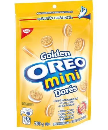 OREO Mini Golden Sandwich Cookies Made in a Peanut-Free Facility School Snacks 200g Golden 200 g (Pack of 1) - Buy Online on SooperMarket.com