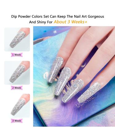 Dip Powder Nail Kit Glitter Set - 24 Pcs, 12 Colors, DIY Home & Salon Use - Buy Online on SooperMarket.com