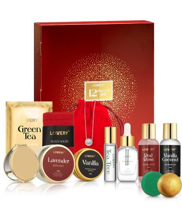 Birthday & Anniversary Gifts for Her | 12-Day Beauty Surprise Set | Spa & Bath Gift for Women & Men - Buy Online on SooperMarket.com