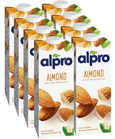 Alpro Almond Plant-Based Long Life Drink Vegan & Dairy Free 1L (Pack of 8) & Soya Plant-Based Long Life Drink Vegan & Dairy Free 1L (Pack of 8) + Plant-Based Long Life Drink - Buy Online on SooperMarket.com