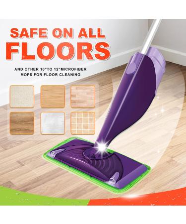 DAPPER Reusable Mop Pad Refills - 2 Pack Microfiber Pads for Swiffer WetJet Mop | Wet & Dry Floor Cleaning - Buy Online on SooperMarket.com