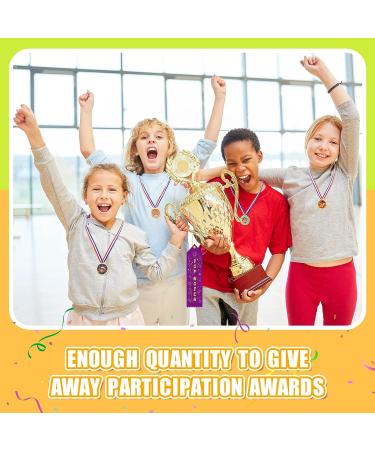 100 Pieces Winner Award Medal and Ribbons for Kids - Ideal for Competitions, School Contests, and Sports Events - Buy Online on SooperMarket.com