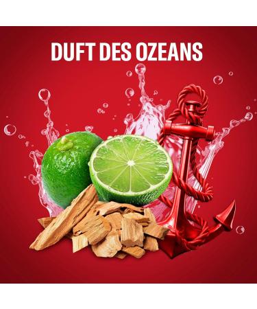 Old Spice Captain 3-in-1 Shower Gel & Shampoo for Men 400ml | Long-Lasting Freshness with Lemon Sandalwood & Sea Air | Body Hair & Facial Cleansing - Buy Online on SooperMarket.com
