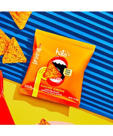 Hilo Life Low Carb Keto Friendly Tortilla Chip Snack Bags 4 Flavor Variety Pack - Nacho Cheese, Ranch, Spicy Salsa, Ultimate Taco (12 Count) - Buy Online on SooperMarket.com