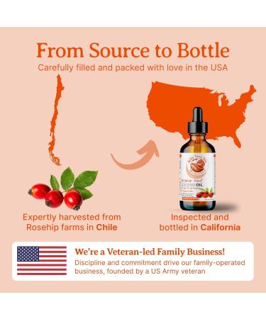 Rosehip Seed Oil. 120ml. 100% Pure. Cold-pressed. Unrefined. Chemical-free. Rich in Vitamin C. Great for Mature Skin. Natural Moisturizer for Hair Skin. 120 ml (Pack of 1) - Buy Online on SooperMarket.com