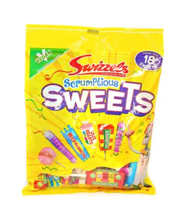12X134G Swizzels Scrumptious Sweets - A Mouthwatering Selection of Delicious and Chewy Candy Treats