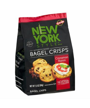 New York Style Cinnamon Raisin Bagel Crisps, 7.2 oz (Pack of 3) - Perfect Party Time Snacks - Buy Online on SooperMarket.com