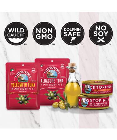 Portofino Yellowfin Tuna in Olive Oil - 4.5oz Can (Pack of 12) - Buy Online on SooperMarket.com