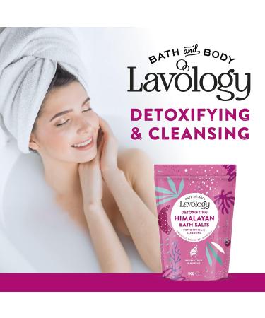Himalayan Bath Salts by Lavology - 5kg Pack - All Natural Ingredients - Detoxify, Cleanse, Purify - Buy Online on SooperMarket.com
