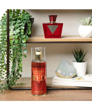Guess Guess Seductive Red 2.5oz EDT Spray 3.4oz Body Lotion 0.5oz Travel EDT Spray Pouch Women 4 Pc Gift Set - Buy Online on SooperMarket.com