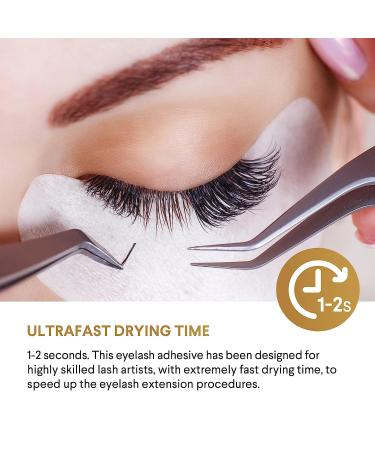 Neenoxtub Sensitive Eyelash Extension Glue - Professional Grade, Ultra-Low Fume, 7-9 Weeks Retention - 5ml - Buy Online on SooperMarket.com